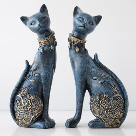 Siamese Feline Sculpture