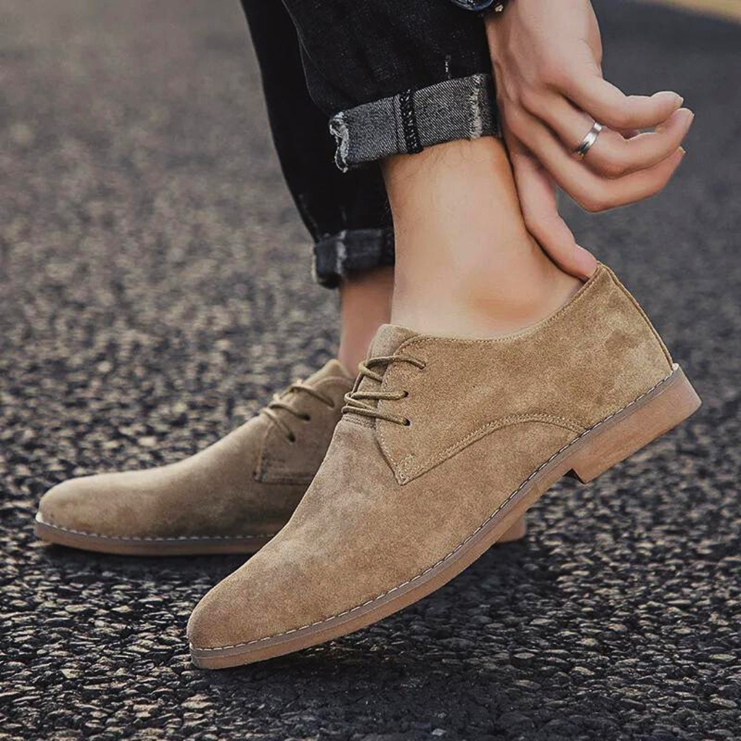 SUEDE OXFORDS