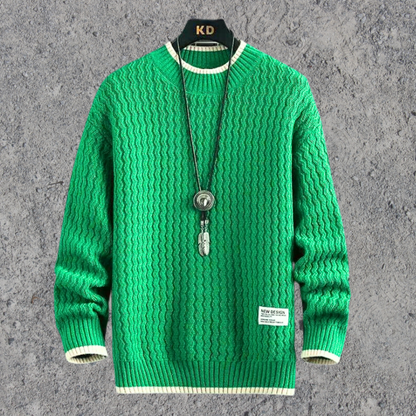 Cable-Knit Classic Men's Sweater