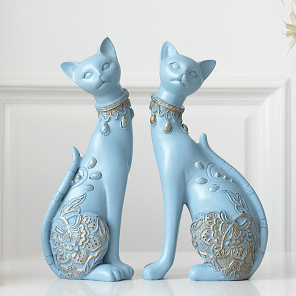 Siamese Feline Sculpture