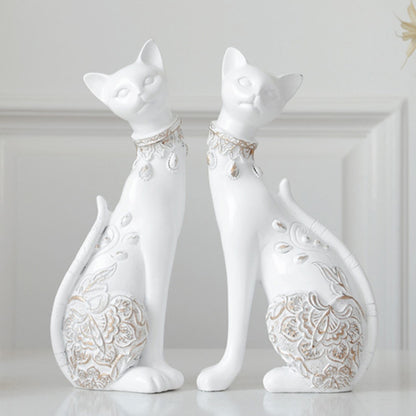 Siamese Feline Sculpture